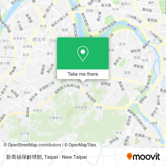 新喬福保齡球館 map