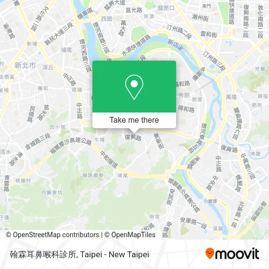 翰霖耳鼻喉科診所地圖