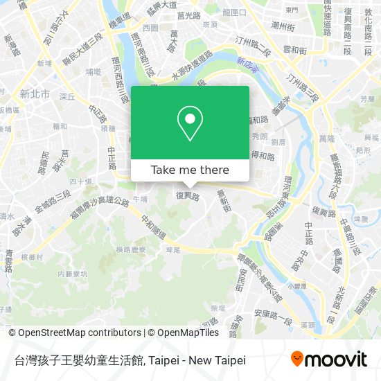台灣孩子王嬰幼童生活館地圖