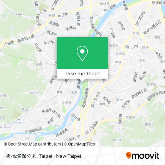 板橋環保公園 map