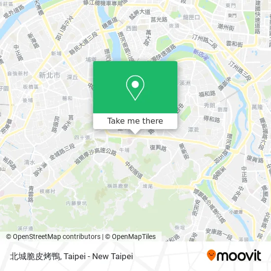北城脆皮烤鴨 map
