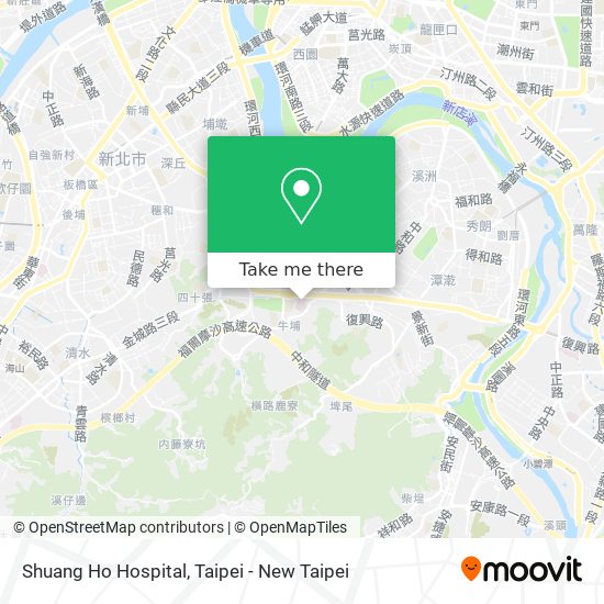 Shuang Ho Hospital地圖