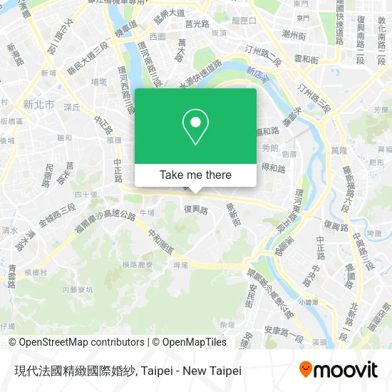 現代法國精緻國際婚紗 map