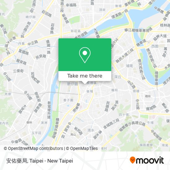 How To Get To 安佑藥局in 板橋區by Bus Metro Or Train Moovit