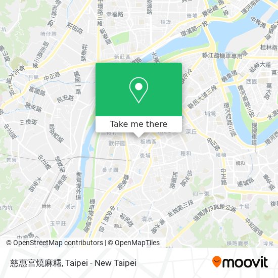 慈惠宮燒麻糬 map