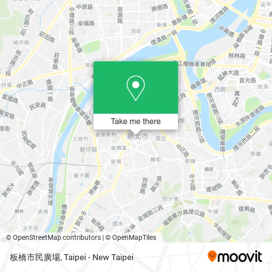 板橋市民廣場 map