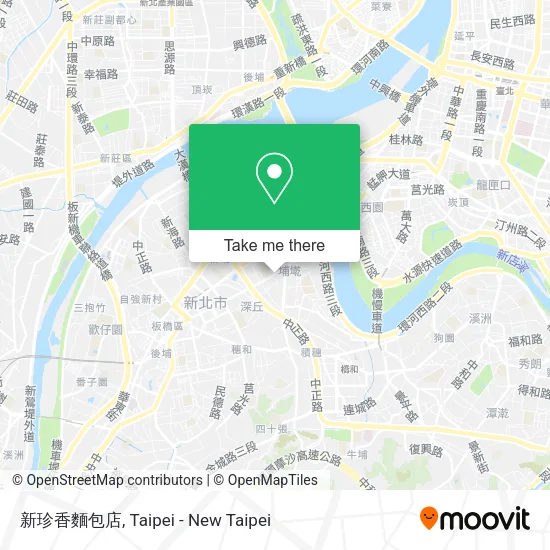 新珍香麵包店 map