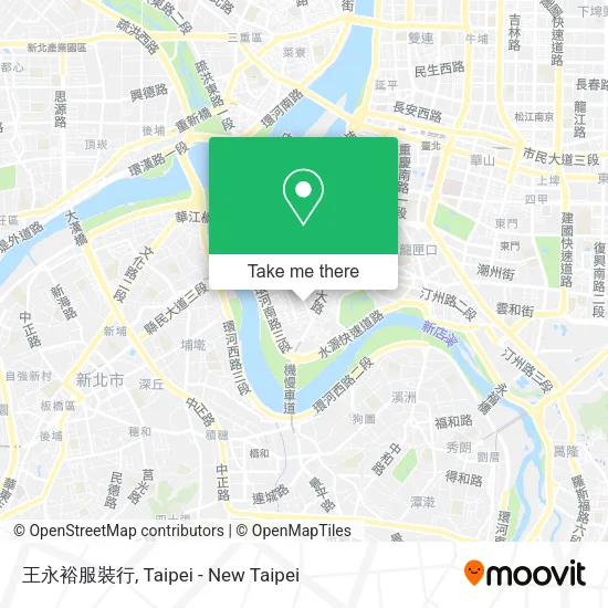 王永裕服裝行地圖