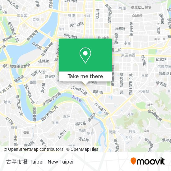 古亭市場 map