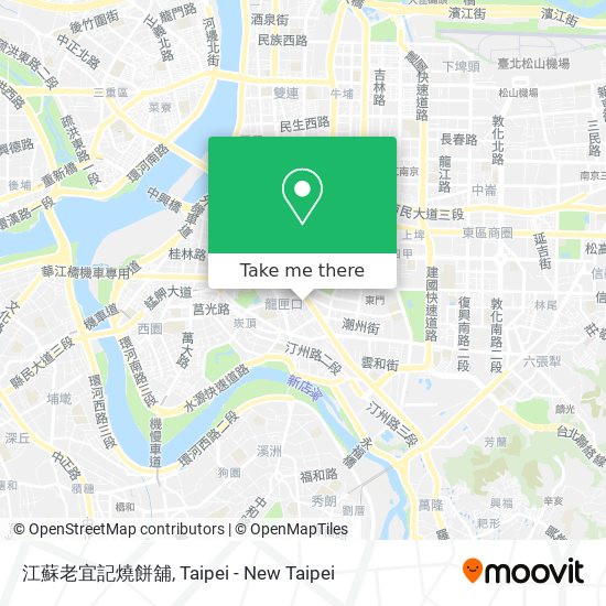江蘇老宜記燒餅舖地圖