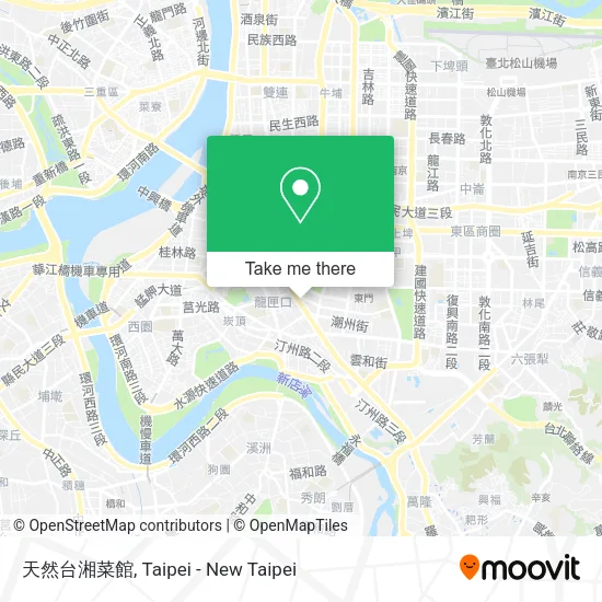天然台湘菜館 map