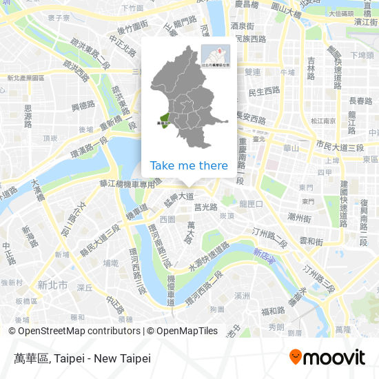 萬華區 map