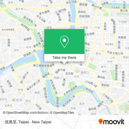 億萬里 map