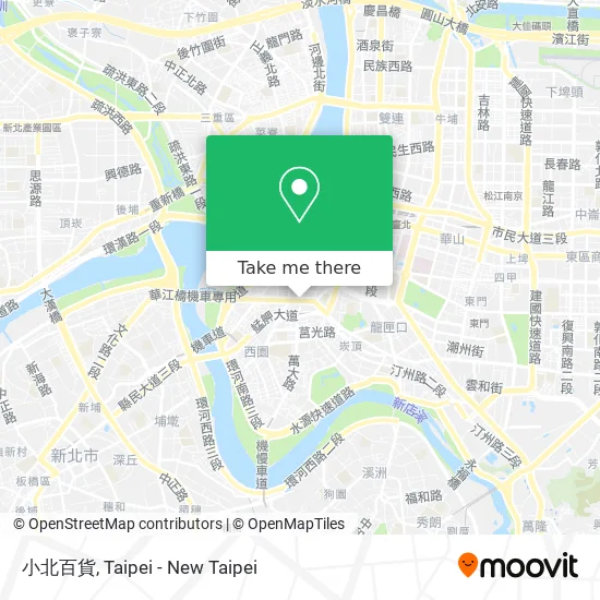小北百貨 map