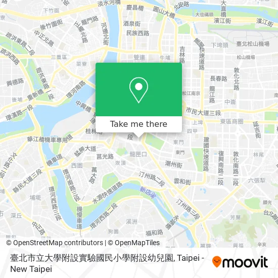 臺北市立大學附設實驗國民小學附設幼兒園 map