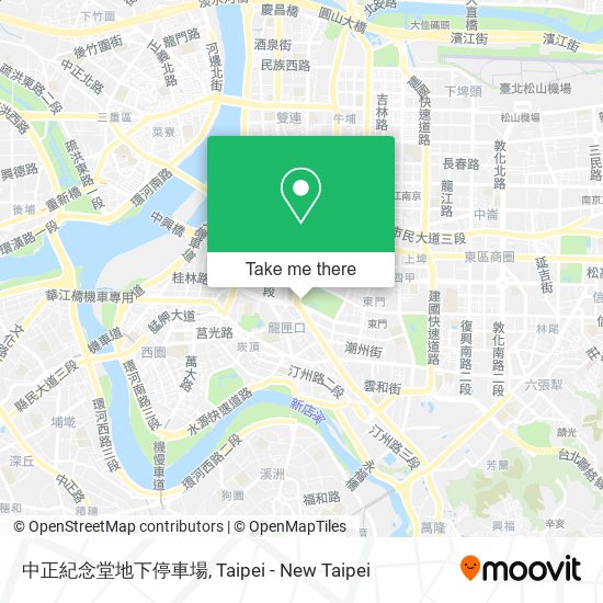 中正紀念堂地下停車場 map