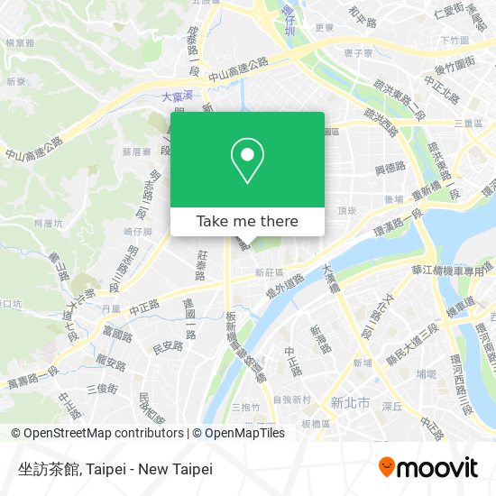 坐訪茶館地圖
