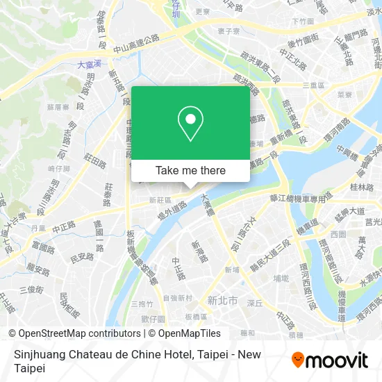 Sinjhuang Chateau de Chine Hotel map