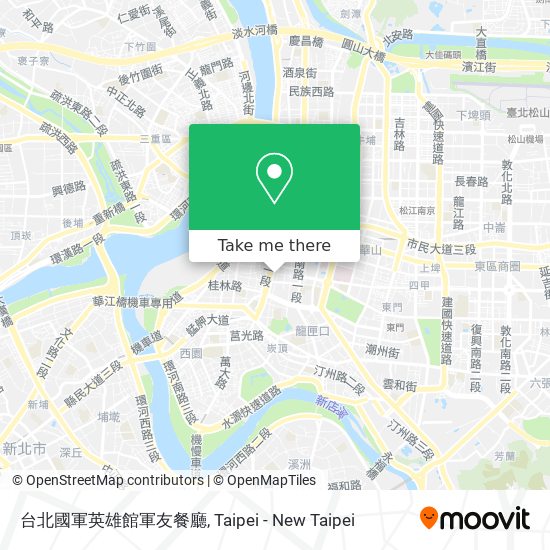 台北國軍英雄館軍友餐廳 map