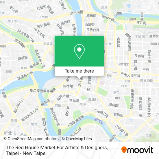 The Red House Market For Artists & Designers地圖