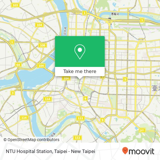 NTU Hospital Station map