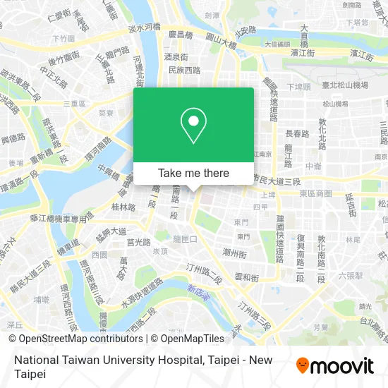 National Taiwan University Hospital map