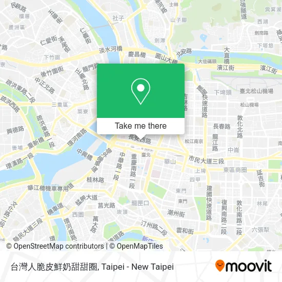 台灣人脆皮鮮奶甜甜圈地圖