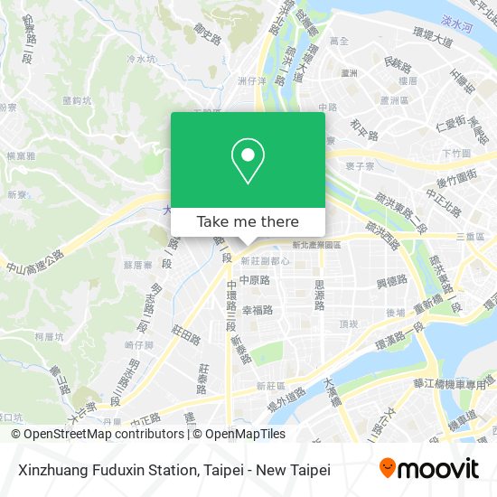 Xinzhuang Fuduxin Station map