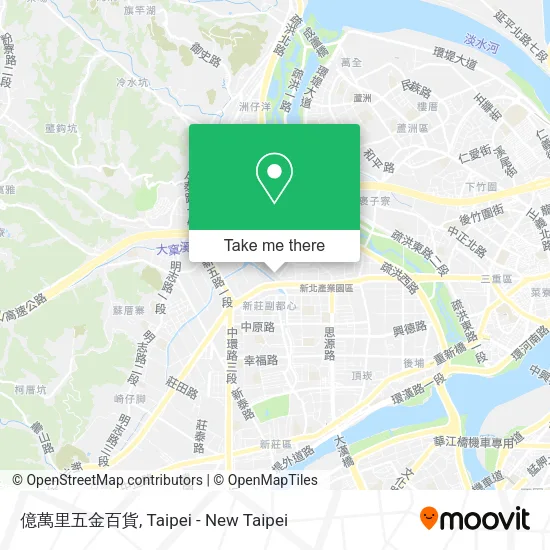 億萬里五金百貨 map