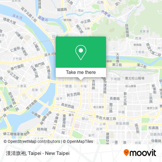 漢清旗袍 map
