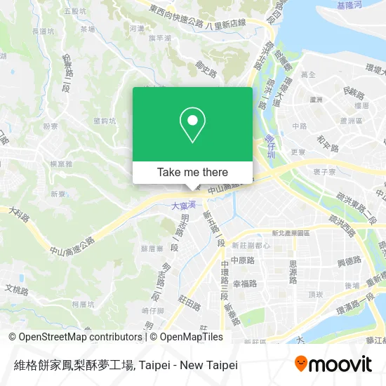 維格餅家鳳梨酥夢工場地圖