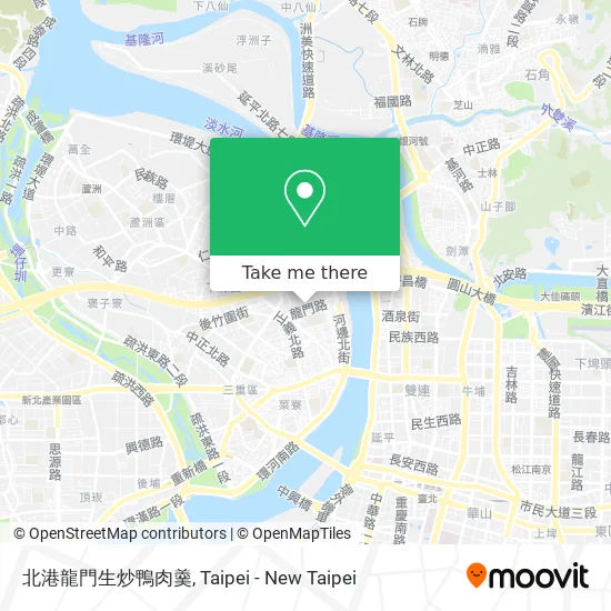 北港龍門生炒鴨肉羹 map