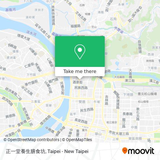 正一堂養生膳食坊地圖