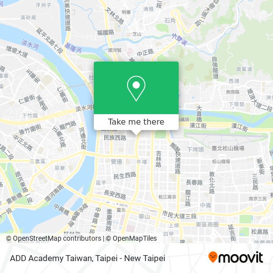 ADD Academy Taiwan map