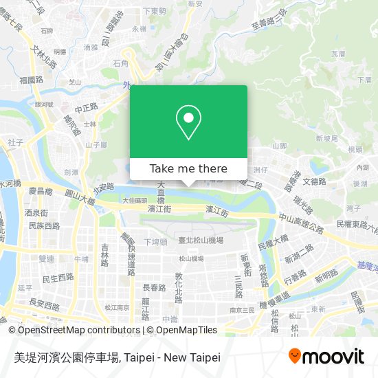 美堤河濱公園停車場 map