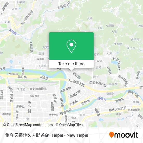 集客天長地久人間茶館地圖