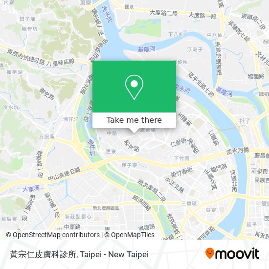 黃宗仁皮膚科診所 map