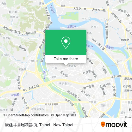 康廷耳鼻喉科診所 map