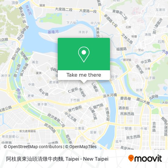 阿枝廣東汕頭清燉牛肉麵 map
