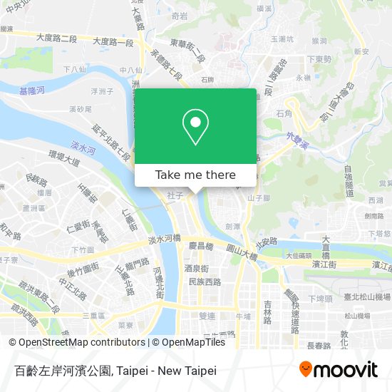 百齡左岸河濱公園 map