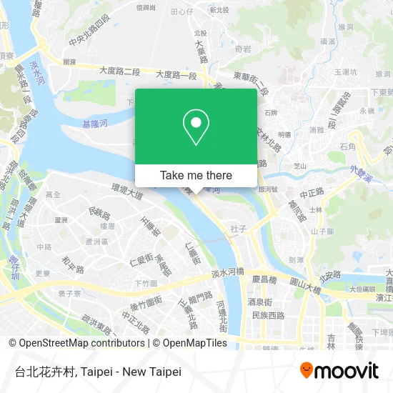 台北花卉村地圖