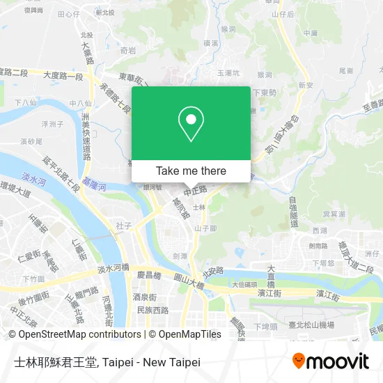 士林耶穌君王堂地圖