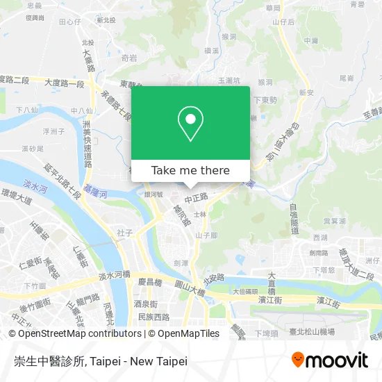崇生中醫診所 map