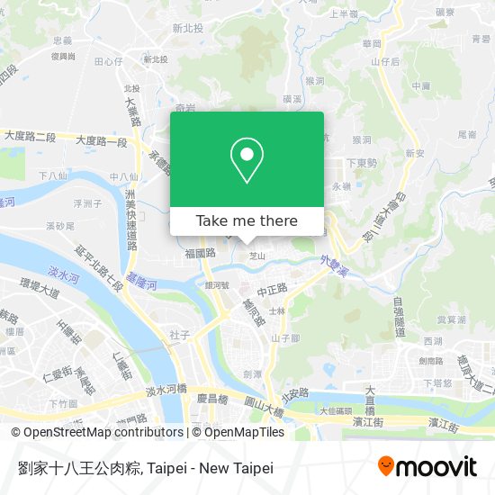 劉家十八王公肉粽地圖