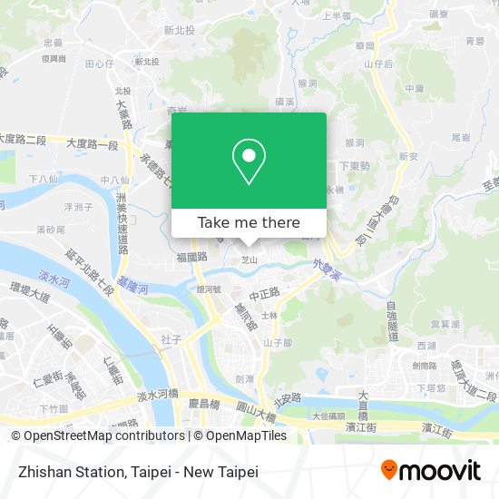 Zhishan Station map