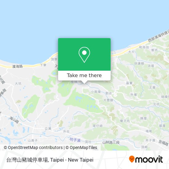 台灣山豬城停車場 map