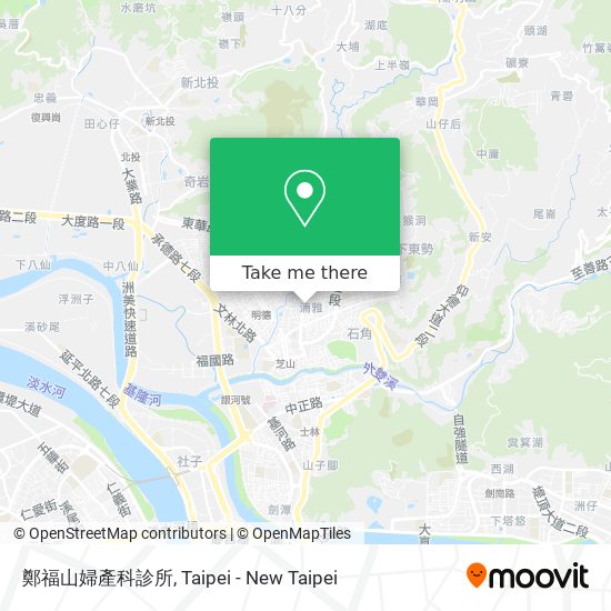 鄭福山婦產科診所 map