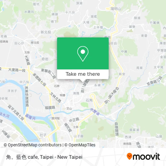角。藍色 cafe地圖
