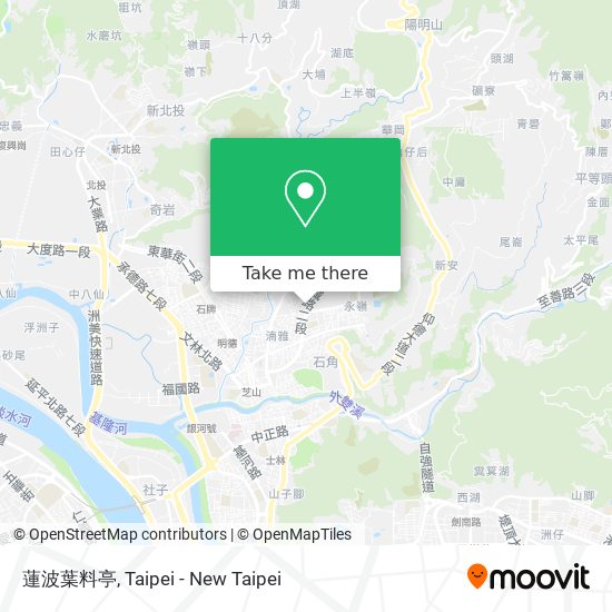 蓮波葉料亭 map