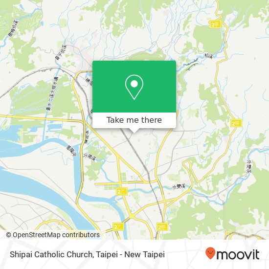 Shipai Catholic Church map